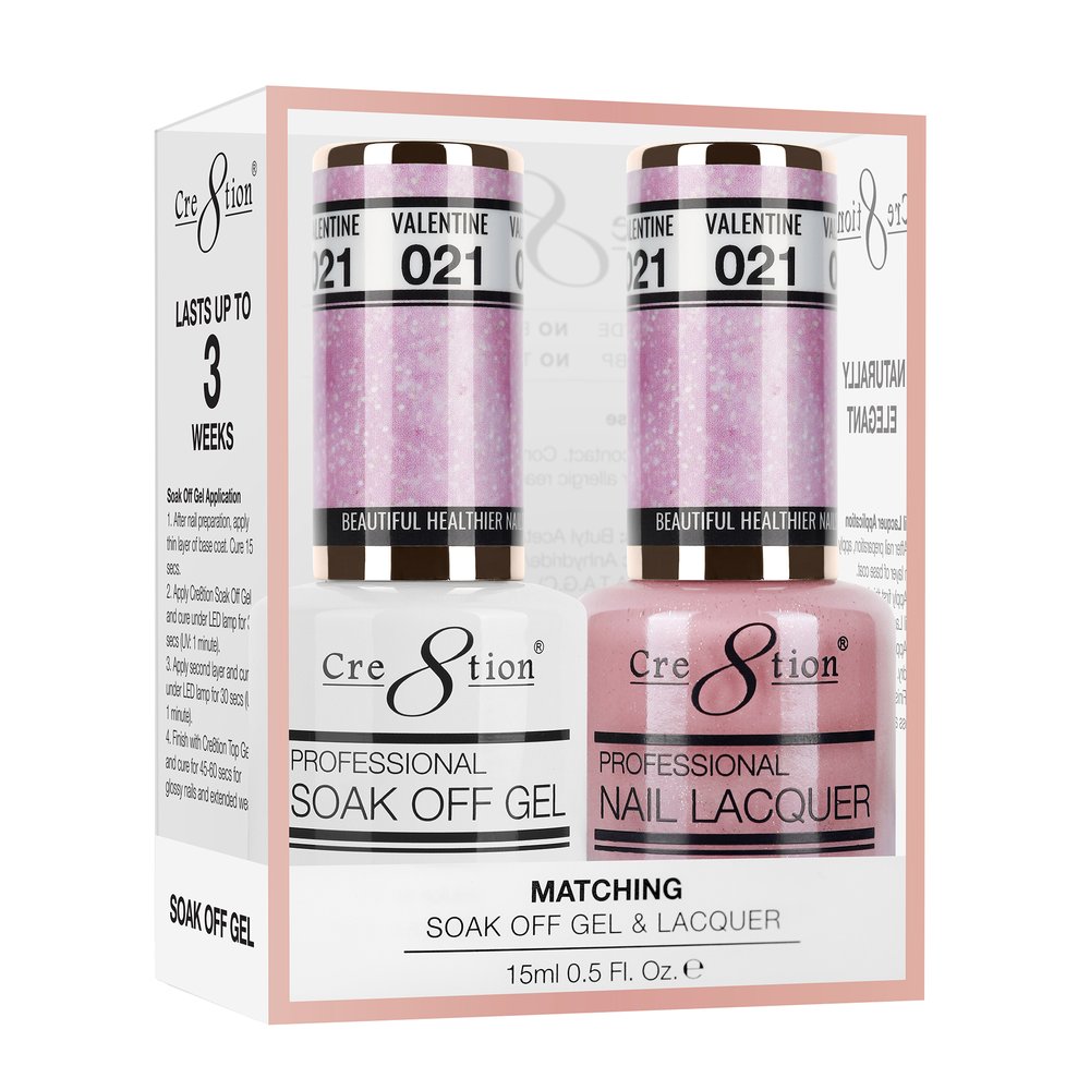 Cre8tion Matching Trio Colors - Gel / Lacquer / Dip  - colours 001-250