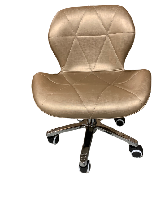 Customer Chair Gold & Silver