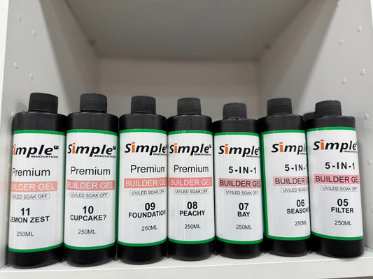 SIMPLE BUILDER GEL 8OZ REFILL
