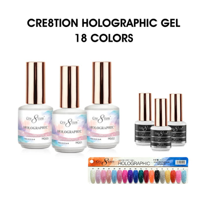 Cre8tion Holographic Gel Colours