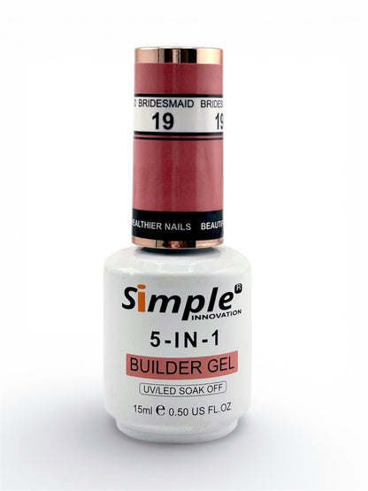 Simple Coloured Builder Gel 36 Colours