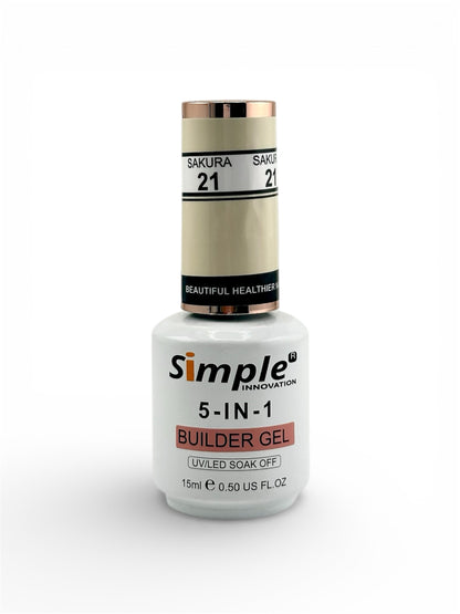 Simple Coloured Builder Gel 36 Colours