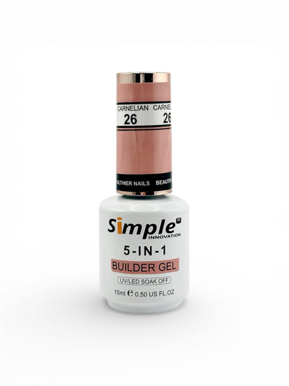 Simple Coloured Builder Gel 36 Colours