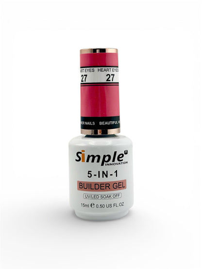 Simple Coloured Builder Gel 36 Colours