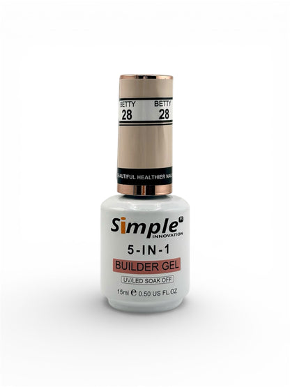 Simple Coloured Builder Gel 36 Colours