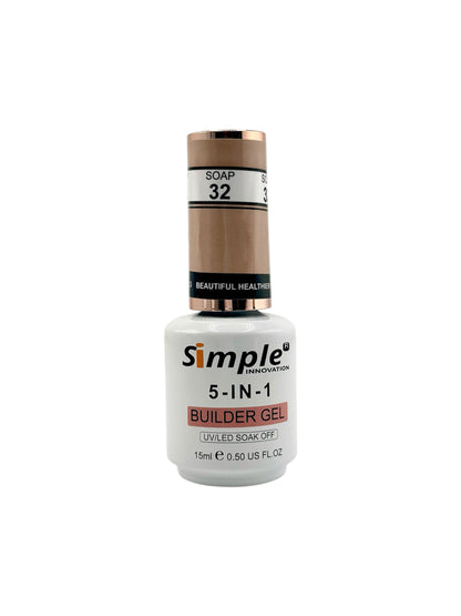 Simple Coloured Builder Gel 36 Colours