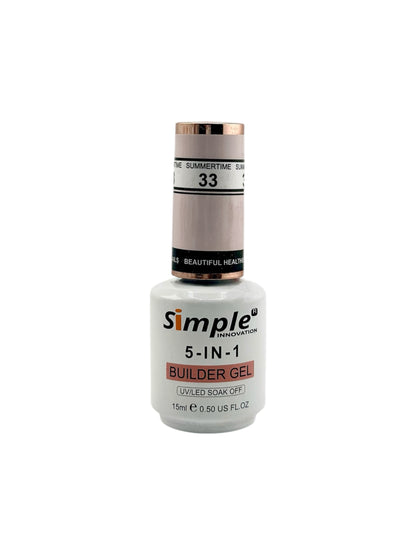 Simple Coloured Builder Gel 36 Colours