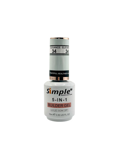 Simple Coloured Builder Gel 36 Colours