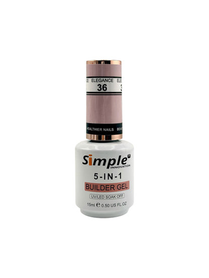 Simple Coloured Builder Gel 36 Colours