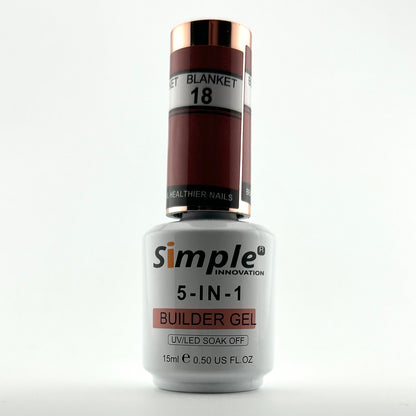 Simple Coloured Builder Gel 36 Colours