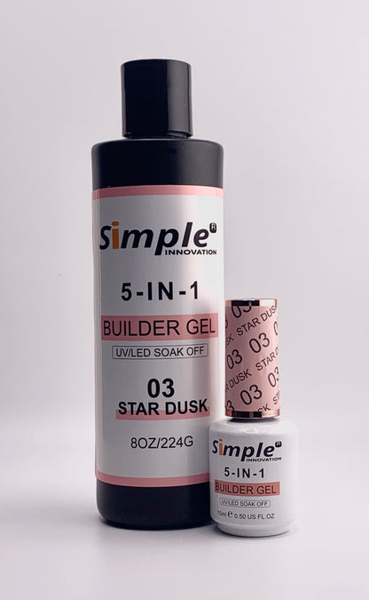 SIMPLE BUILDER GEL 8OZ REFILL