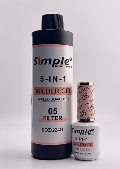 SIMPLE BUILDER GEL 8OZ REFILL