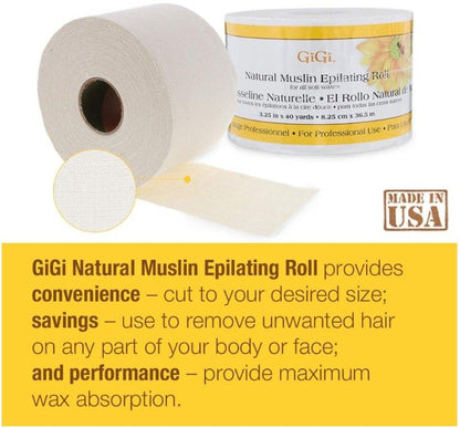 GIGI Muslin Expilating Roll