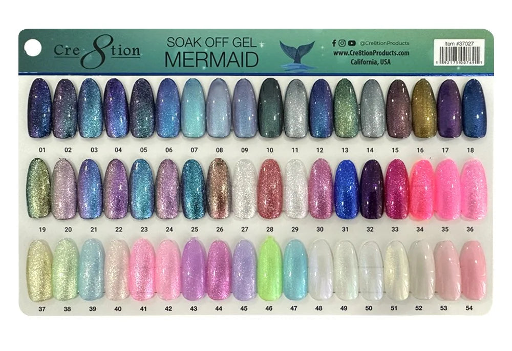 CRE8TION Mermaid Gel Colours