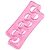 Toes Seperators Soft & Flexible Gel Silicone for Nail Polish Nail Art Pedicure Tools (Pink)